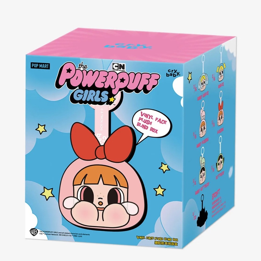 Pop Mart Powerpuff Girls Vinyl Face Plush Blind Box